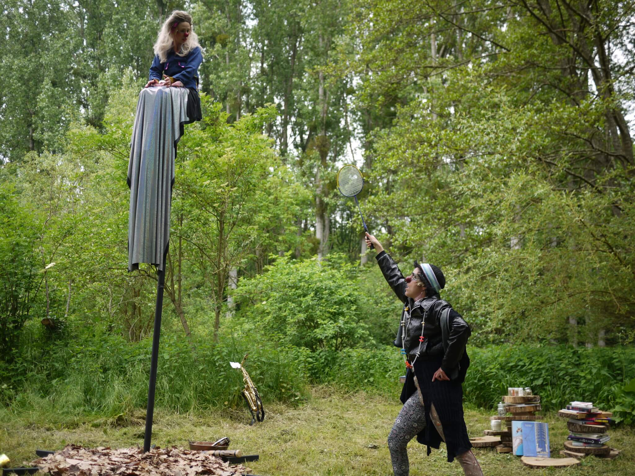 spectacle pas sages en forêt de la cie fouxfeuxrieux 