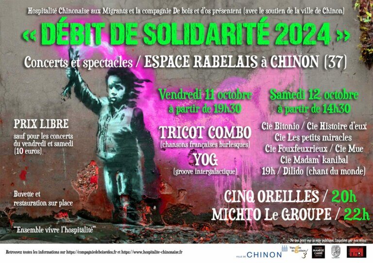 affiche festival débit de solidarité 2024